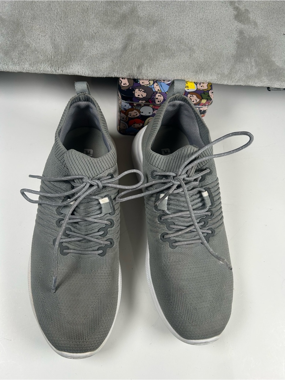 Footjoy Flex XP Gray Knit Slip-On Sneakers - Picture 4 of 15